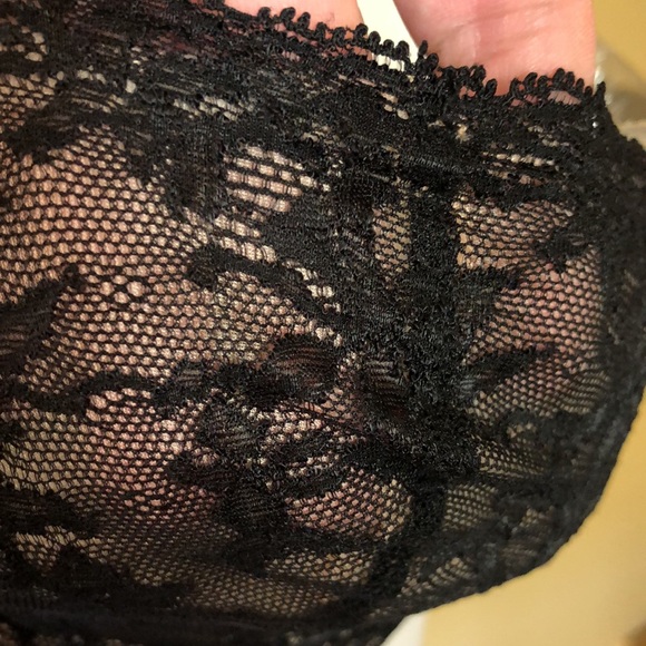 FELINA Size 38C HARLOW Lace Underwire Sexy Romantic Pretty Black & Nude $69 NEW - Picture 15 of 15